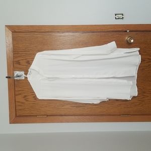 White button up dress